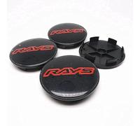 WxsDsq Coprimozzo Coprimozzi Copricerchi 68MM 4 Pezzi Compatibile con per Rays Rays Coperchi Mozzo Cerchi ABS Anello Lega,A