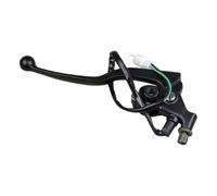 WXSSH Leva del manubrio per motocicletta YB125 per freno anteriore per Yamaha con cavo interruttore luce stop frizione protezione leva freno frizione moto(Black-2004-2013)