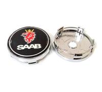 WxsYFFS Coprimozzi Coprimozzo Coperchi del Mozzo 4 Pezzi 60MM Compatibile con per Saab 9 3 9 5 9-3 9-5 Materiale Composito ABS Impermeabile,D