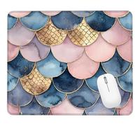 Wxuaixnn Mouse Pad Gaming - 24x20cm - Non-Slip Rubber Base, Durable Stitched Edges, Blu Gaming PC Tappetino Scrivania, Small Portable Office Gaming Mouse Pad, lavabile, per Gaming e Laptop WH-6013