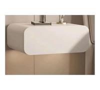 WxuuLTGJR Bedside Table Compatible with Bedroom Modern Floating Nightstands With Solid Wood Drawer,Wall Mounted End Table Easy To Install(Beige,13.8in/35cm)