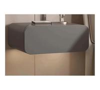 WxuuLTGJR Bedside Table Compatible with Bedroom Modern Floating Nightstands With Solid Wood Drawer,Wall Mounted End Table Easy To Install(Dark Grey,11.8in/30cm)