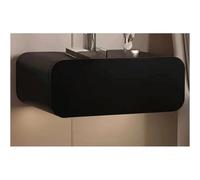 WxuuLTGJR Bedside Table Compatible with Bedroom Modern Floating Nightstands With Solid Wood Drawer,Wall Mounted End Table Easy To Install(Svart,17.7in/45)