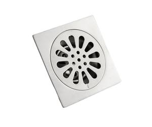 WXVFX Design Classico Moderno Galvanotecnica Scarichi a Pavimento a Forma Quadrata Accessori for la ristrutturazione del Bagno Installazione Nascosta 100X100MM