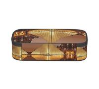 WXWJSHMGC Astuccio con stampa del Museo del Louvre a Parigi, grazioso astuccio con chiusura a cerniera, grande astuccio per studenti