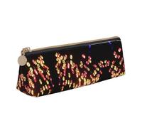 WXWJSHMGC Astuccio in pelle con stampa lanterna di carta, per penne stilografiche, portatile, grande capacità, per scuola secondaria, per ragazze e ragazzi