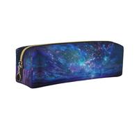 WXWJSHMGC Astuccio in pelle con stampa Northern Lights semplice, con tasca metallica con cerniera, custodia per ragazze e ragazzi, studenti, università e scuole medie, Oro, Taglia unica, Beauty Case