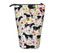 WXWJSHMGC Astuccio telescopico per matite con stampa di Cattle Farm Sanctuary, versatile, per ufficio e adulti, idea regalo