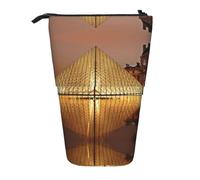 WXWJSHMGC Astuccio telescopico per matite con stampa Museo del Louvre di Parigi, versatile, per ufficio e adulti, idea regalo