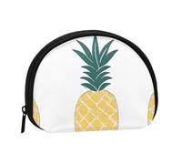 WXWJSHMGC Be A Pineapple Print Portamonete Mini Portafoglio per Donne Ragazze Personalità Piccolo Portamonete Shell Storage Bag Pochette Portafogli, Taglia Unica, Casual