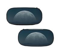 WXWJSHMGC Good Evening - Astuccio grande con stampa a 3 scomparti, portapenne, portamonete, per ragazzi e ragazze, cancelleria per la scuola