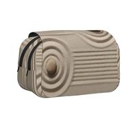 WXWJSHMGC Rocks Over A - Astuccio portapenne con stampa ondulata, astuccio portatile a doppio strato, per bambini, ragazze, ragazzi e adulti