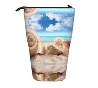WXWJSHMGC Seashells by The Seashore - Astuccio telescopico per matite e matite, versatile, ideale come regalo per adulti e ufficio