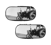 WXWJSHMGC Tractor Agricoltura Tranquil Print Pencil Bag Large Pouch Bag con 3 Scomparti Portapenne Porta Carte Porta Monete per Ragazzi Ragazze Cancelleria Scuola