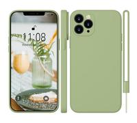 WXX Custodia in silicone per iPhone 11 Pro, sottile, con microfibra, antigraffio, per iPhone 11 Pro da 5,8", verde Matcha
