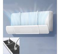 WXXSHGDW Retrattile Deflettore Condizionatore Deflettore Condizionatore Universale Copertura del Deviatore Deflettori D'aria Telescopici Anti-soffio Diretto Parabrezza Guida del Vento Bianco (Size :