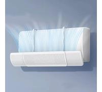WXXSHGDW Retrattile Deflettore Condizionatore Deflettore Condizionatore Universale Copertura del Deviatore Deflettori D'aria Telescopici Anti-soffio Diretto Parabrezza Guida del Vento Bianco (Size :