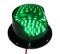 WXXSHGDW Semaforo da 200mm, Semaforo Monocromatico Rosso/Giallo/Verde, Alloggiamento PC Impermeabile IP65, Semaforo LED Industriale, Indicatore Dock Bay (Size : Green100mm_DC24V)