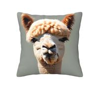 WXXWXD Alpaca Avatar - Federa per cuscino in tessuto, morbida e confortevole, utilizzabile come federa decorativa per cuscino da soggiorno o divano