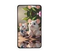 WXXWXD Asciugamano da doccia portatile con stampa di topi madre e figlio, 40,6 x 71,1 cm, ultra sottile e ad asciugatura rapida, facile da piegare e non occupa spazio