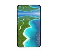 WXXWXD Asciugamano da doccia portatile stampato con un'isola nell'oceano, 40,6 x 71,1 cm, ultra sottile e ad asciugatura rapida, facile da piegare e non occupa spazio