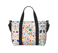 WXXWXD Borsa a tracolla da donna stampata con sfondo di buon compleanno, adatta per pendolarismo/fitness/viaggi, borsa a tracolla alla moda e versatile