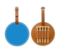 WXXWXD Borsa portaoggetti per tee da golf in tinta unita blu stampata - Conservazione portatile, organizza facilmente i tee