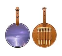 WXXWXD Lightning Storm - Borsa portaoggetti per tee da golf, portatile, per organizzare facilmente i tee