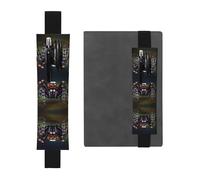 WXXWXD Portapenne elastico stampato con ragni tropicali della foresta pluviale - Cancelleria per il ritorno a scuola, segnalibro regalo per bestie, bambini e insegnanti