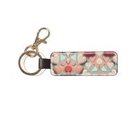 WXXWXD Set di portachiavi con motivo amore, set di portachiavi universale in pelle rotante a 360 gradi, 2 anelli in metallo, 1 chiusura a moschettone