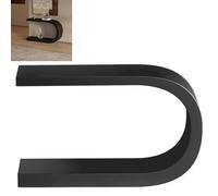 WXXZCE Consolle Dietro Divano, Consolle Ingresso, Elevata Capacità di Carico, Adatto per Corridoi, Atri e Ingressi(Black,100cm/39in)