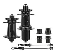 WXYDEDIAN Mozzi per Bicicletta Mozzo 4 Cuscinetti 32 Fori 8-12 velocità mozzi for Bicicletta con Freno a Disco Ruota Libera Cubo Rumoroso(Black-MS)