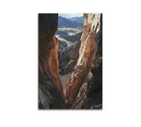 WXYZZB Squisito album fotografico moderno di famiglia, opera d'arte su tela, stampa artistica da parete con paesaggio moderno, poster sportivo con scalatori nella valle delle montagne