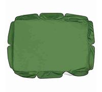 WXZQMZ Tettuccio per Dondolo Tetto di Ricambio, Copertura di Ricambio Dimensioni 2 e 3 Posti,per Cuscini del Sedile Dell'Altalena E Copertura del Baldacchino per Tettuccio Parasole verde 142x120x18cm