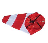 WXZX Manica A Vento, 100cm di Lunghezza Nano Impermeabile Rosso E Bianco Segnavento, Borsa for La Direzione del Vento Segnavento for La Misurazione del Vento, Bandiera di Avvertenza in Tessuto Oxford