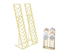 WXZXWXZX Espositore da terra per piastrelle in metallo, espositore da pavimento per pannelli in legno/vetro/pietra per sale espositive, stand espositori e negozi(Gold,105 * 50CM/41.3 * 19.7in)