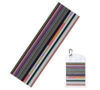 WXZYFP Asciugamano sportivo con linee verticali irregolari, 30,5 x 101,6 cm, adatto per fitness, yoga e una vasta gamma di usi