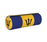 WXZYFP Bandiera delle Barbados Astuccio ecologico in pelle a grana incrociata, leggero e portatile, adatto per l'uso quotidiano.