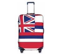WXZYFP Bandiera delle Hawaii La copertura protettiva per la valigia con una stampa unica su entrambi i lati ti aiuta a evitare di prendere la valigia sbagliata durante il viaggio., Bianco, Grande