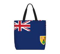 WXZYFP Bandiera delle Isole Turks e Caicos È una comoda borsa monospalla, adatta per lo shopping, i viaggi e le esigenze della vita quotidiana., Nero, Taglia unica