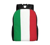 WXZYFP Bandiera Italia Zaino integrale stampato su un lato, adatto per viaggi, sport, lavoro, tessuto impermeabile