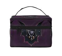 WXZYFP Black Ghost Bat Travel borsa cosmetica, essenziale per gli appassionati di viaggi outdoor, ha una semplice struttura interna.