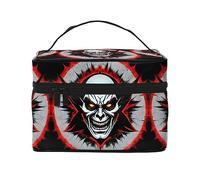 WXZYFP Borsa cosmetica da viaggio Red and Black Evil Ghost Travel, essenziale per gli appassionati di viaggi all'aperto, ha una semplice struttura interna., Nero, Taglia unica