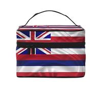 WXZYFP Borsa cosmetica portatile multifunzionale americana con design a strati interno ed esterno, facile da organizzare varie forniture.