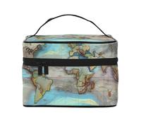 WXZYFP Borsa cosmetica portatile multifunzionale con design a strati interno ed esterno, facile da organizzare varie forniture.