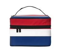 WXZYFP Borsa cosmetica portatile multifunzionale con design a strati interno ed esterno, facile da organizzare varie forniture.