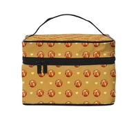WXZYFP Borsa cosmetica portatile multifunzionale con design a strati interno ed esterno, facile da organizzare varie forniture.