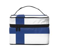 WXZYFP Borsa cosmetica portatile multifunzionale con design a strati interno ed esterno, facile da organizzare varie forniture.