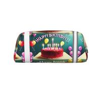 WXZYFP Buon compleanno bello L'astuccio è realizzato in pelle a grana incrociata (PVC), fodera in 100% poliestere e stampa a schermo intero
