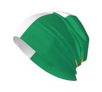 WXZYFP Cappello lavorato a maglia con bandiera della Costa d'Avorio per adulti, alla moda, colore: nero
